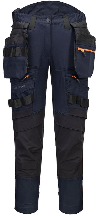 Moteriškos PORTWEST DX452 kelnės su nuimamomis kišenėmis, Dydis: 36, Pw spalvos: Navy