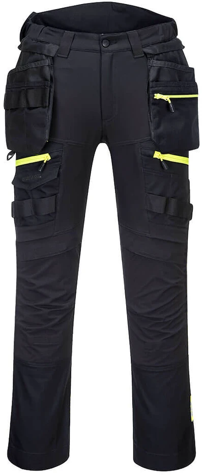 Moteriškos PORTWEST DX452 kelnės su nuimamomis kišenėmis, Dydis: 26, Pw spalvos: Juodas