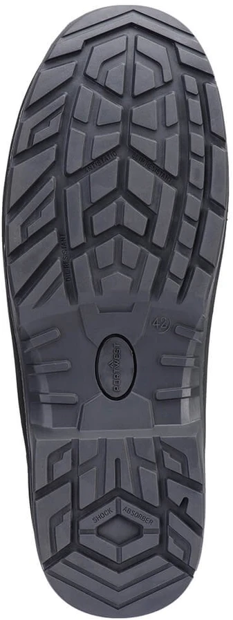 Odiniai PORTWEST FD26 ilgaauliai batai, Dydis: 45, Pw spalvos: Juodas