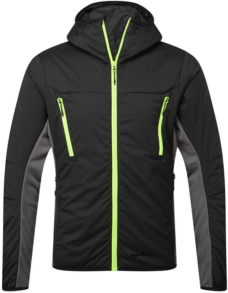 Pašiltinta vandeniui atspari PORTWEST EV470 striukė, Dydis: XXXL, Pw spalvos: Juodas Tall