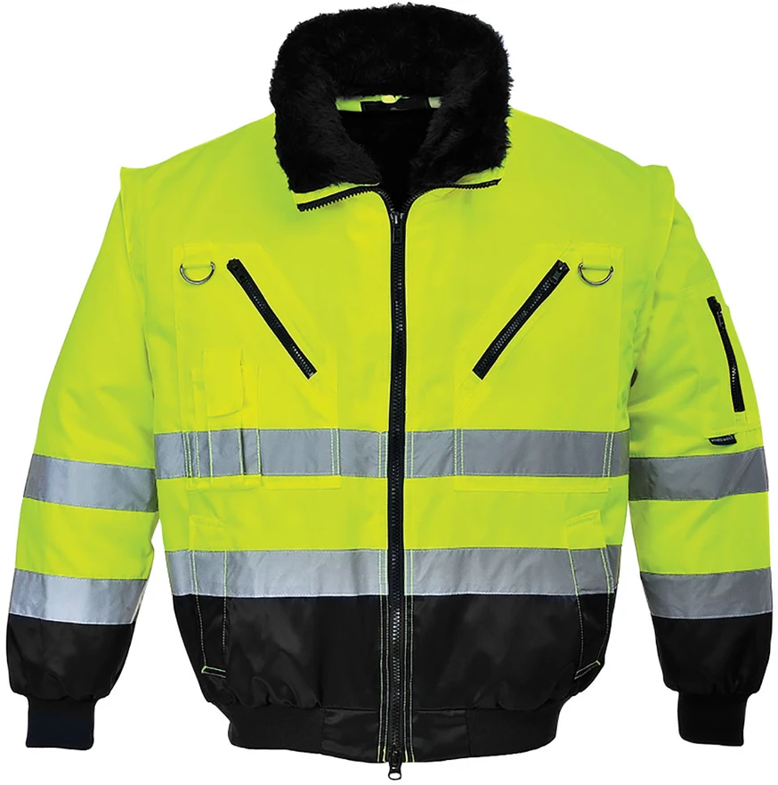 Pilot striukė trys viename PORTWEST PJ50, Dydis: XL, Pw spalvos: Geltona/Juodas