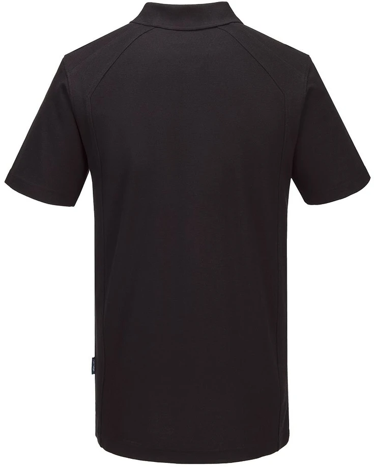 Polo marškinėliai PORTWEST CD812 trumpomis rankovėmis, Dydis: M, Pw spalvos: Juodas/Navy