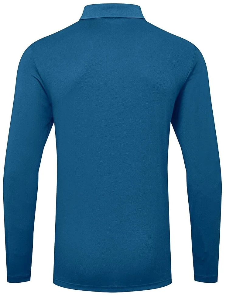 Polo marškinėliai PORTWEST DX414 ilgomis rankovėmis, Dydis: XXXL, Pw spalvos: Juodas