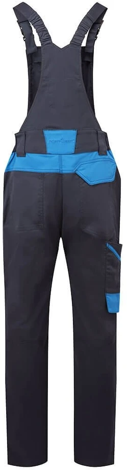 Pramoninio skalbimo PORTWEST T746 puskombinezonis, Dydis: M, Pw spalvos: Juodas