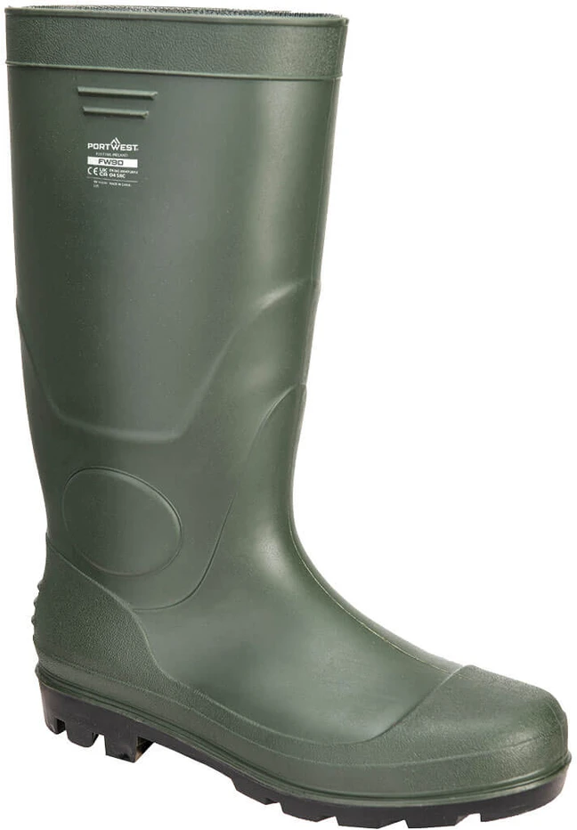 PVC PORTWEST FW90 botai 04, Dydis: 43, Pw spalvos: Žalias