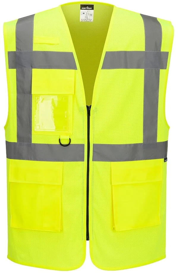 Signalinė PORTWEST ES376 darbo liemenė, Dydis: 4XL, Pw spalvos: Geltona