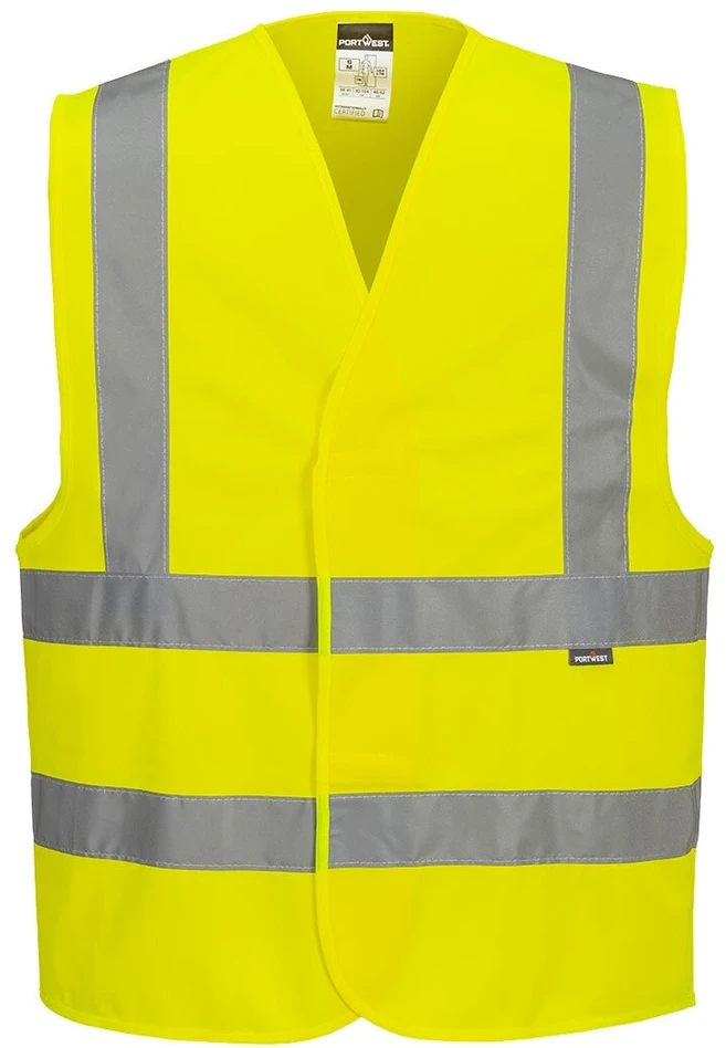 Signalinė PORTWEST ES470 darbo liemenė, Dydis: 5XL, Pw spalvos: Geltona