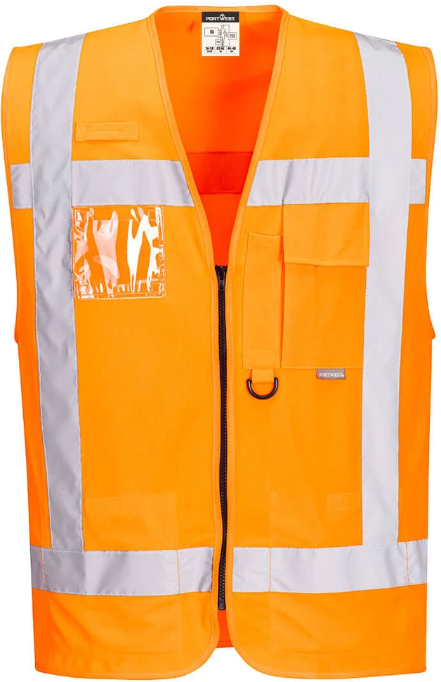 Signalinė PORTWEST R476 darbo liemenė, Dydis: XL, Pw spalvos: Oranžinis