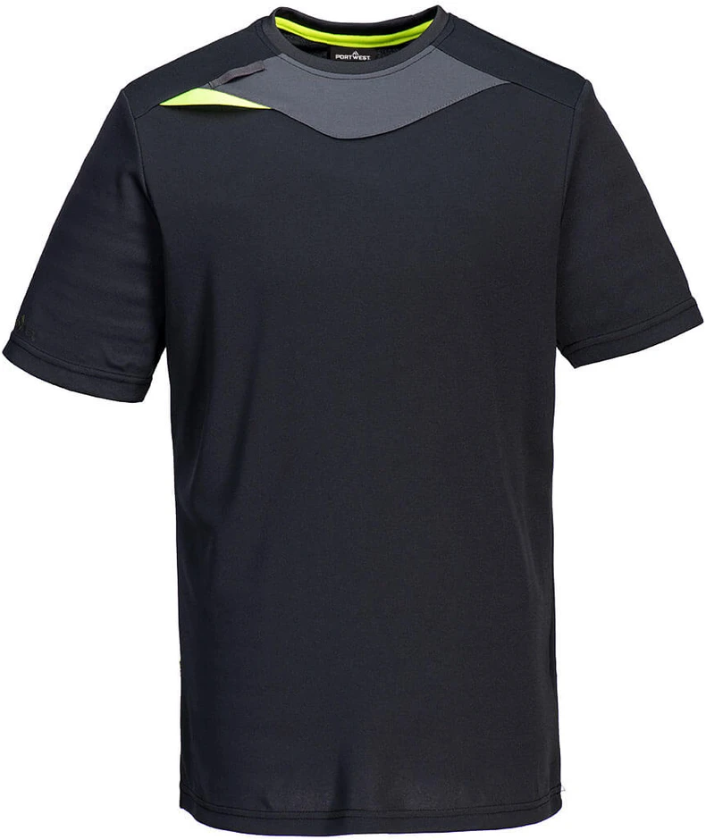 Sportiniai marškinėliai Portwest DX411, Dydis: XXL, Pw spalvos: Juodas