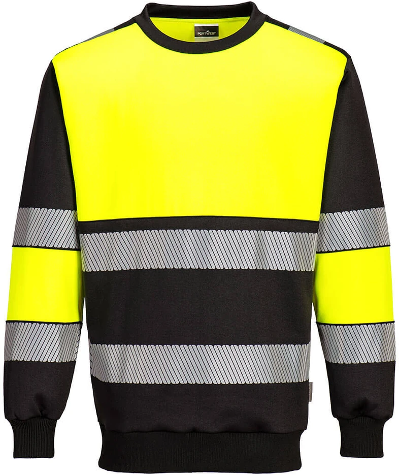 Sportiniai marškinėliai Portwest PW376, Dydis: 4XL, Pw spalvos: Geltona/Juodas