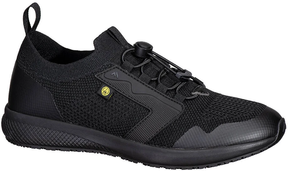 Sportiniai PORTWEST FT22 tekstilės bateliai O1 ESD SR, Dydis: 42, Pw spalvos: Juodas