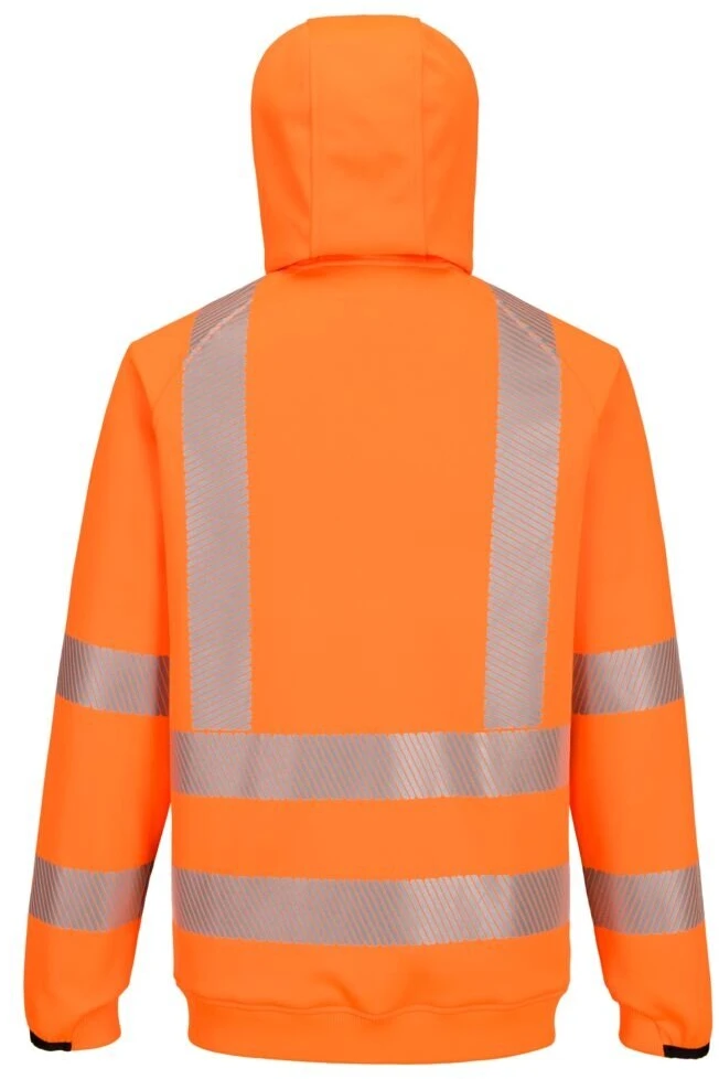 Sportinis PORTWEST KX303 užsegamas džemperis su gobtuvu, Dydis: XXXL, Pw spalvos: Oranžinis