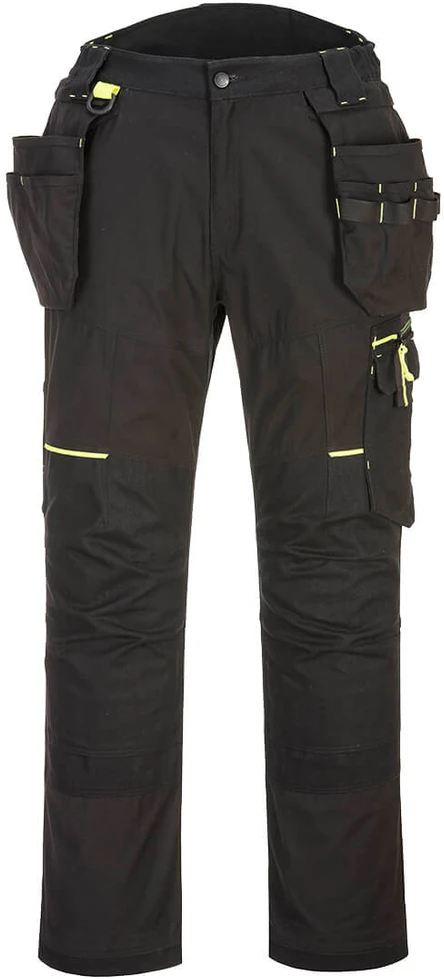 Tamprios darbo kelnės Portwest T706, Dydis: 33, Pw spalvos: Juodas