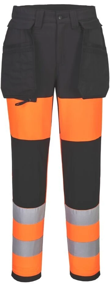Tamprios moteriškos PORTWEST CD847 kelnės, Dydis: 38, Pw spalvos: Oranžinis/Juodas