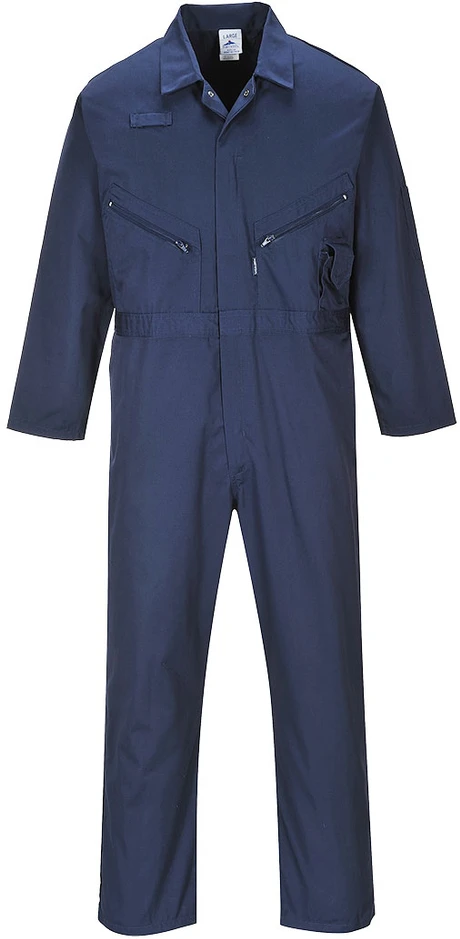 Užtrauktuku užsegamas kombinezonas PORTWEST C813, Dydis: M, Pw spalvos: Navy