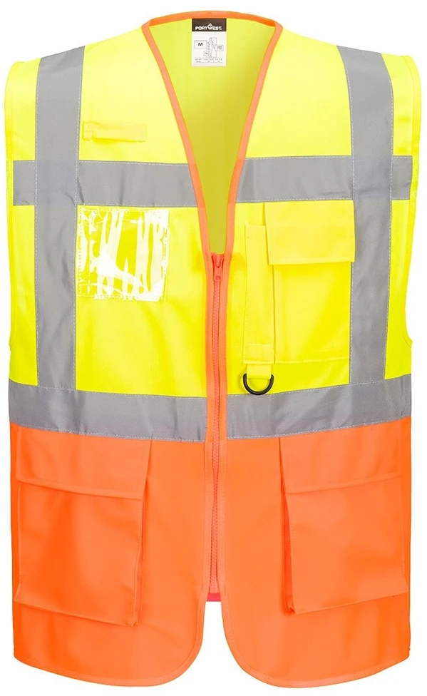 Vadovo PORTWEST S376 liemenė, Dydis: 5XL, Pw spalvos: Geltona/Oranžinis