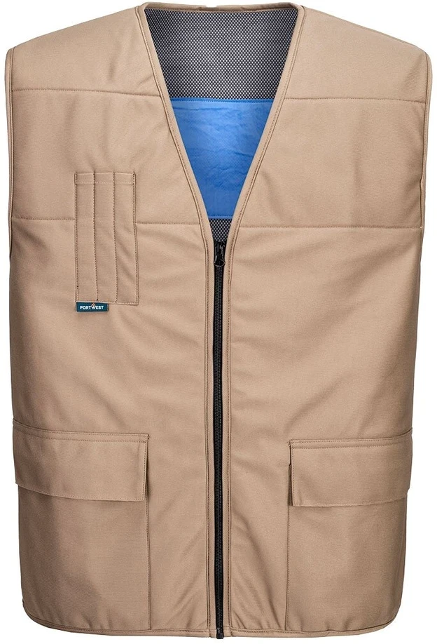 Vėsinanti PORTWEST CV28 liemenė, Dydis: XX/3X, Pw spalvos: Khaki