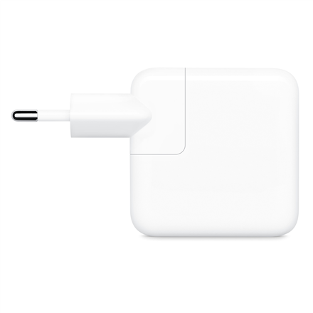 Apple 35W dviejų USB-C prievadų maitinimo adapteris