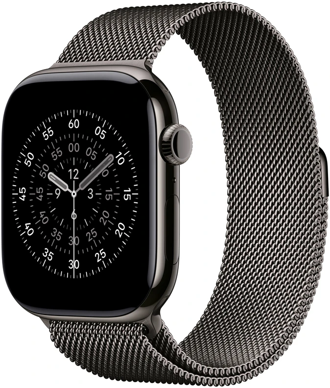 Apple Watch 46mm Slate Milanese Loop - M/L - MGJ74ZM/A