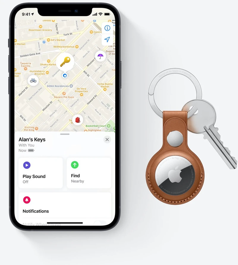 Apple AirTag (4 Pack) (1st gen) - MX542ZM/A