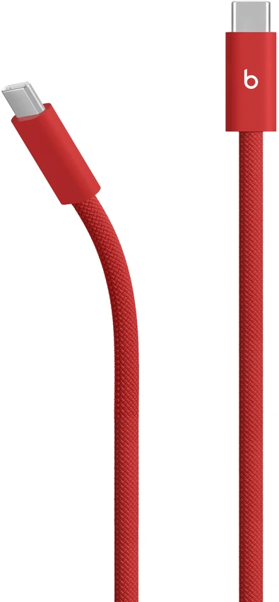 Beats 240W USB-C to USB-C Braided Cable (3 m ) - Rapid Red - MHX94ZM/A