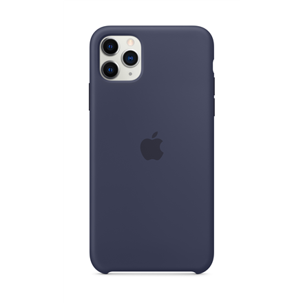 Apple iPhone 11 Pro Max Silikoninis dėklas - Vidurnakčio mėlynas