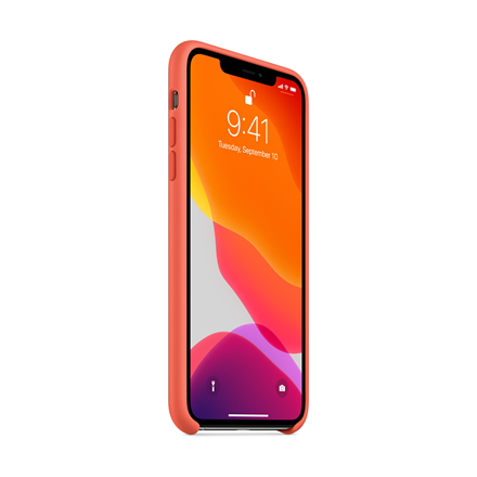 Apple iPhone 11 Pro Max Silikoninis dėklas - Clementine (Oranžinis)