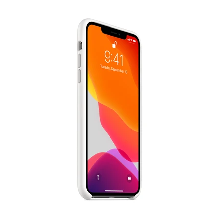 Apple iPhone 11 Pro Max Silikoninis dėklas - Baltas