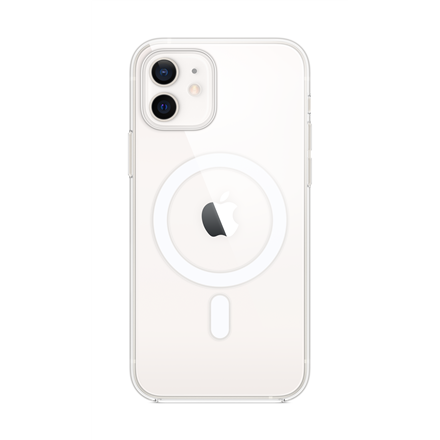 Dėklas skirtas Apple iPhone 12, 12 Pro su MagSafe, skaidrus