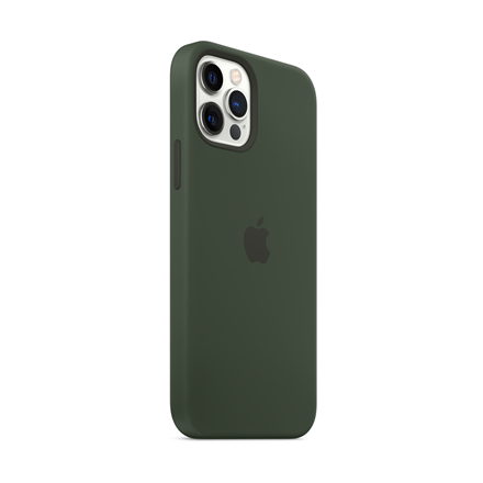 Apple iPhone 12, 12 Pro Silikoninis dėklas su MagSafe, Žalias (Cyprus Green)