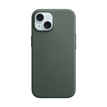 Apple iPhone 15 FineWoven dėklas su MagSafe - Evergreen