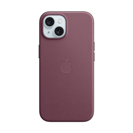 Apple iPhone 15 FineWoven dėklas su MagSafe - Mulberry
