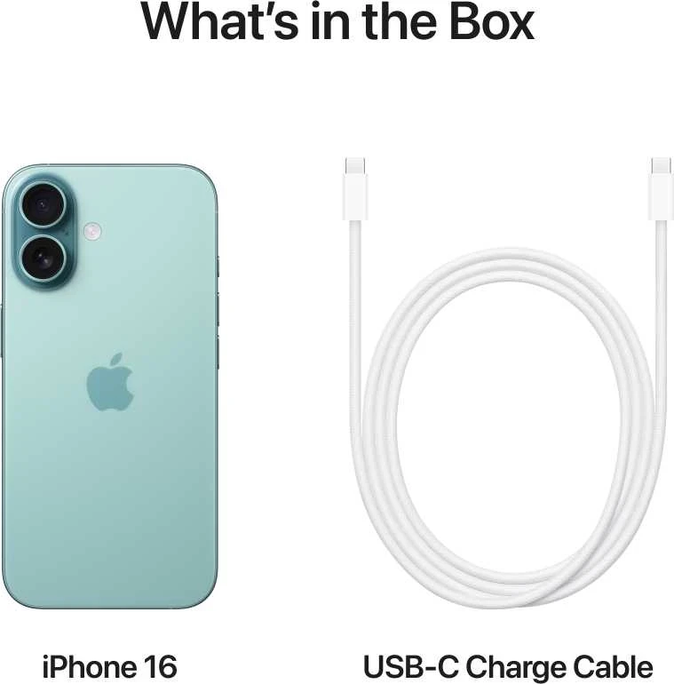 Apple iPhone 16 128GB Teal - MYED3HX/A
