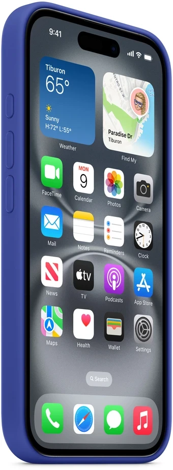 Apple iPhone 16 Silicone Case with MagSafe - Ultramarine - MYY63ZM/A