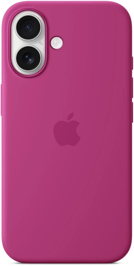 Apple iPhone 16 Silicone Case with MagSafe - Fuchsia - MYY53ZM/A