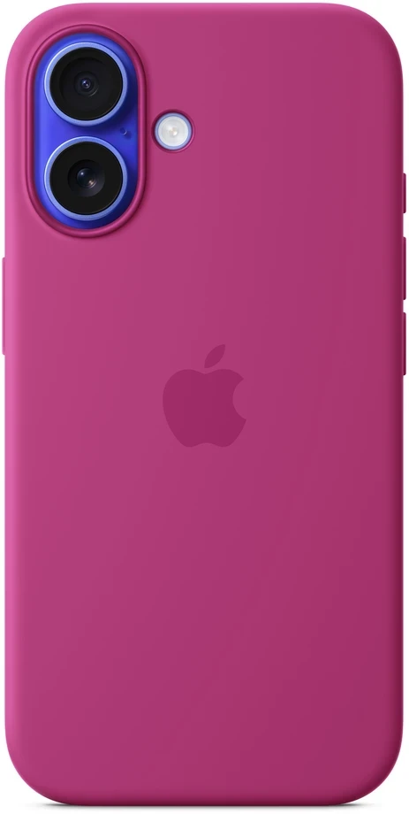 Apple iPhone 16 Silicone Case with MagSafe - Fuchsia - MYY53ZM/A