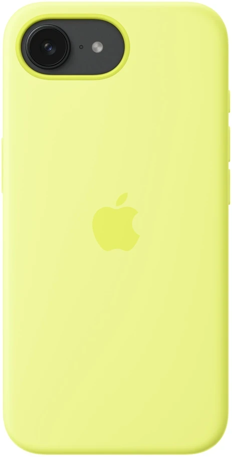 Apple iPhone 16e Silicone Case - Neon Yellow - MGYW4ZM/A