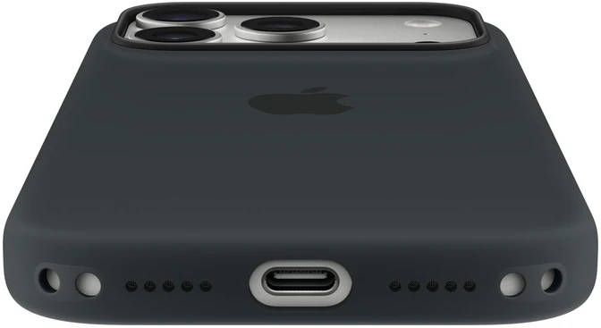 Apple iPhone 17 Pro Silicone Case with MagSafe - Midnight - MGFH4ZM/A