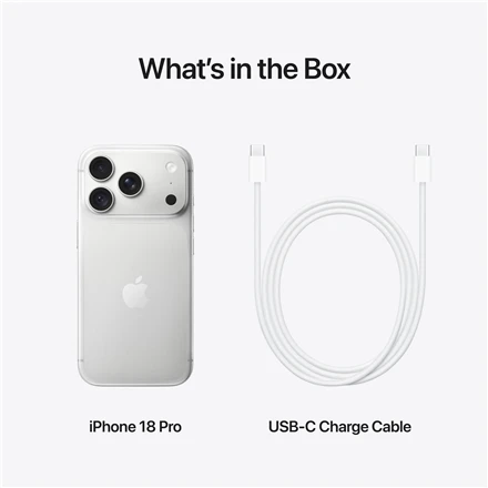 Apple iPhone 18 Pro 1TB Sidabrinis - MJT04HX/A