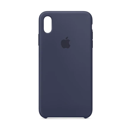 Apple iPhone XS Max Silikoninis dėklas - Vidurnakčio mėlynas
