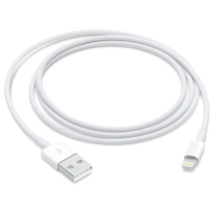 Apple Lightning ir USB kabelis (1 m)