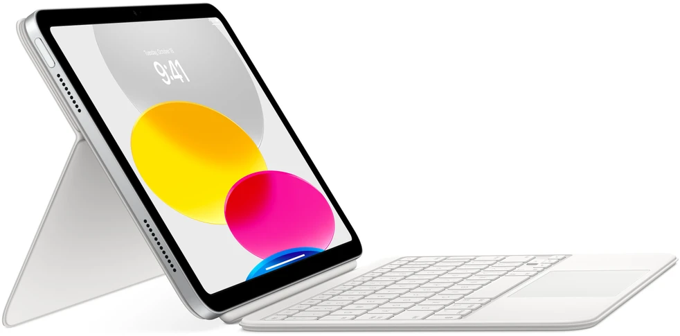 Apple Magic Keyboard Folio for iPad 11" (A16, 10th) - RUS - White - MQDP3RS/A