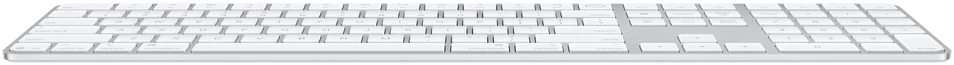 Apple Magic Keyboard with Touch ID and Numeric Keypad for Mac models with Apple silicon (USB–C) - RUS - White Keys - MXK73RS/A