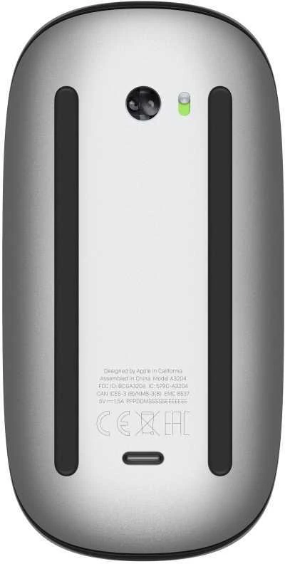 Apple Magic Mouse (USB‑C) - Black Multi-Touch Surface - MXK63ZM/A