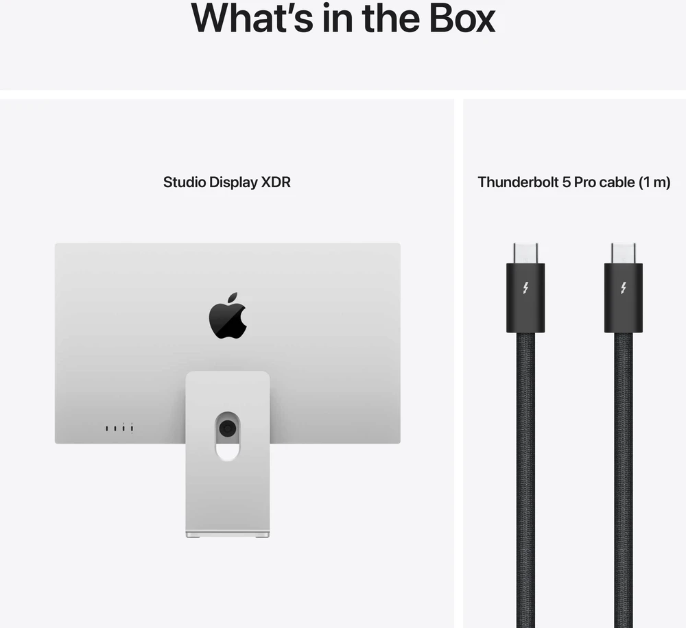 Apple Studio Display XDR - Nano-texture glass - Tilt- and height-adjustable stand - MFEP4Z/A