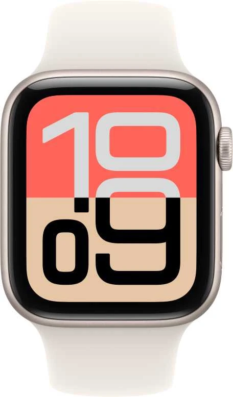 Apple Watch SE 3 GPS + Cellular 40mm Starlight Aluminium Case with Starlight Sport Band - S/M - MEP64ET/A