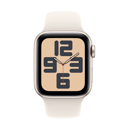 Išmanusis laikrodis Apple Watch SE GPS 40mm Starlight Aliuminio dėklas su Starlight Sport Band - S/M