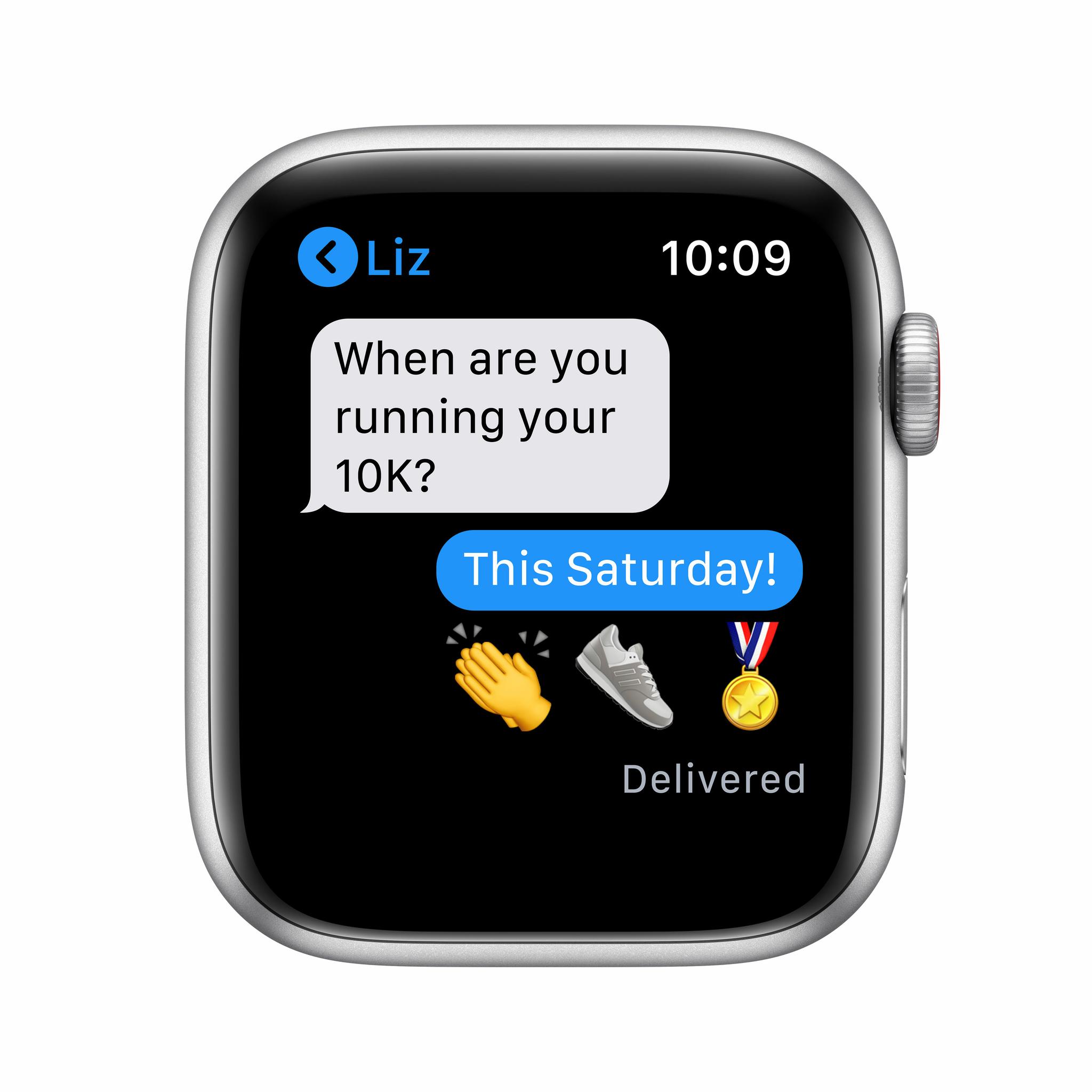 Išmanusis laikrodis Apple Watch SE GPS + Cellular, 44mm Sidabrinis  Aliuminio Case with Deep Navy Sport Loop LT | Varle.lt
