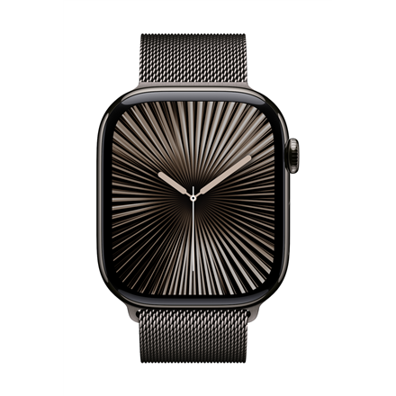 Išmanusis laikrodis Apple Watch Series 10 GPS + Cellular 46mm Slate Titanium Case with Slate Milanese Loop - M/L
