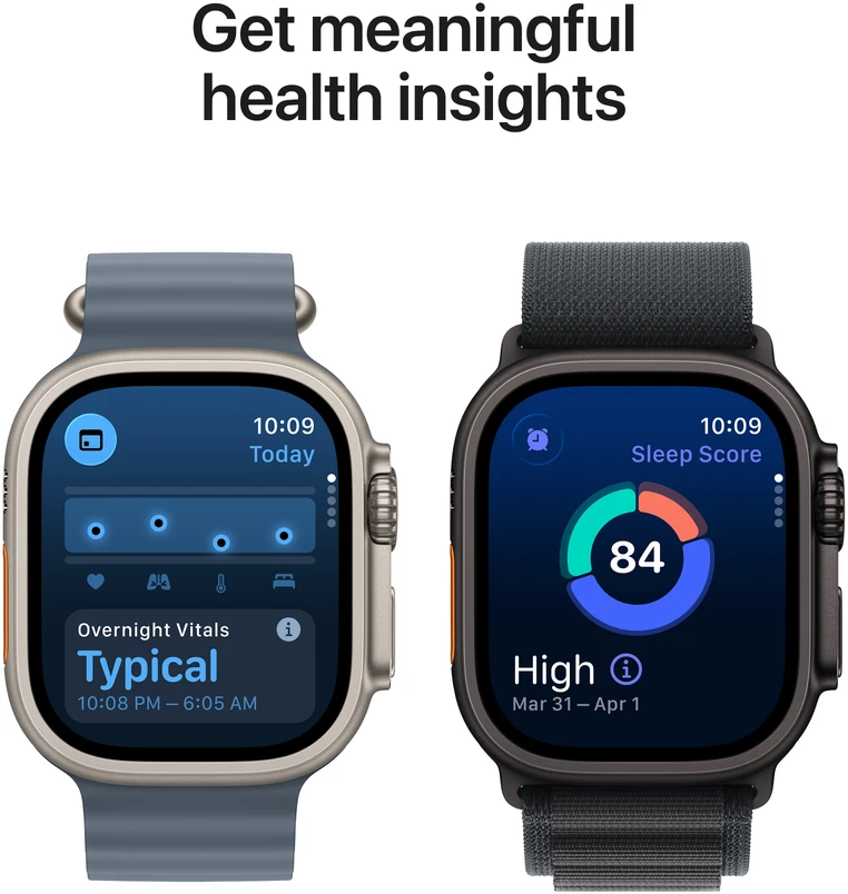 Apple Watch Ultra 3 GPS + Cellular 49mm Black Titanium Case with Black Alpine Loop - Large - MF0X4ET/A